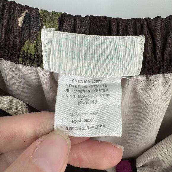 Vintage y2k 90s top shirt womens 16 floral tube top strapless fairy whimsigoth - Picture 5 of 5